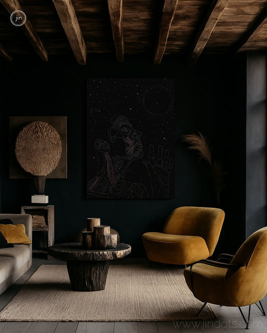 Less is More: Psychedelic Visionary Art: Gallery-wrapped ready to hang canvas print