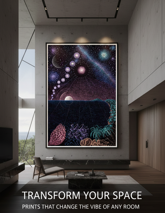 Fine Art Print: Goa on Acid - Visionary Psychedelic Artwork