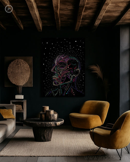 The Most Powerful Dreamer I: Psychedelic Visionary Art: Gallery-wrapped ready to hang canvas print