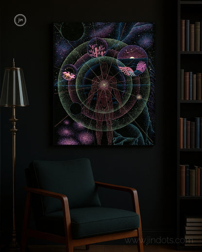 The Most Powerful Dreamer II - Original Artwork by Jindots