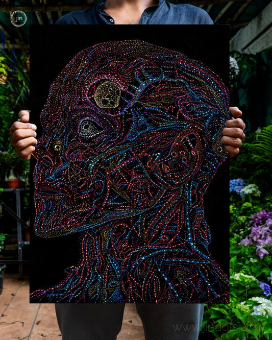 Neurodivergence: Psychedelic Visionary Art: Gallery-wrapped ready to hang canvas print