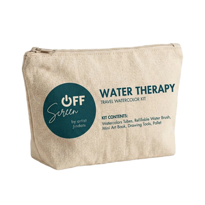 Water Therapy: Travel Watercolor Kit for Screen-Free Creativity