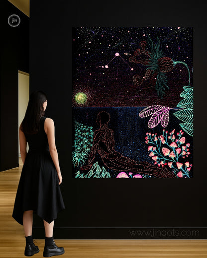 The Oracle's Garden - Original Artwork by Jindots