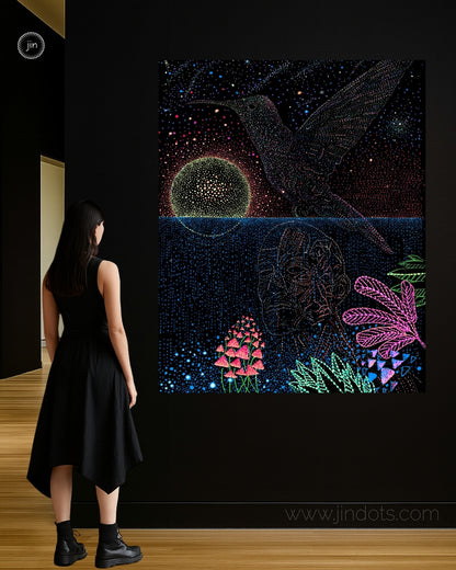 Premonition - Original Artwork by Jindots