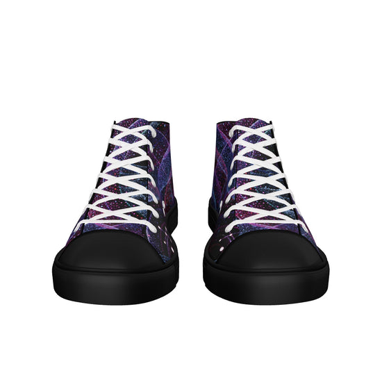 Women’s high top canvas shoes: Sunset After Sunset