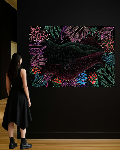 Tantra Garden - Original Artwork by Jindots