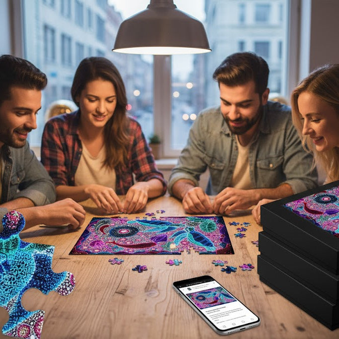 psychedelic art puzzle