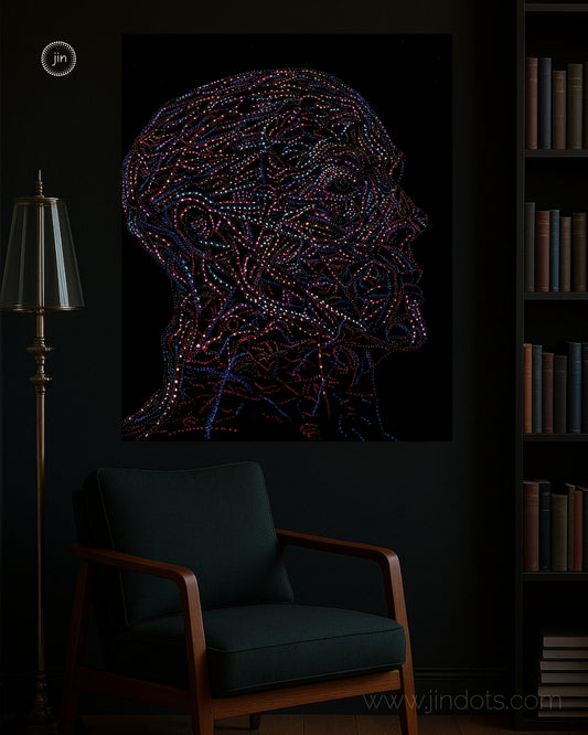 We Are Light: Psychedelic Visionary Art: Gallery-wrapped ready to hang canvas print