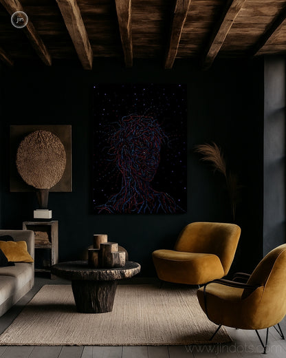 We are wired - Original Artwork by Jindots