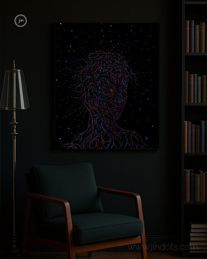 We are wired - Original Artwork by Jindots