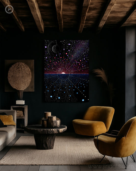 Your Inner Fire: Psychedelic Visionary Art: Gallery-wrapped ready to hang canvas print