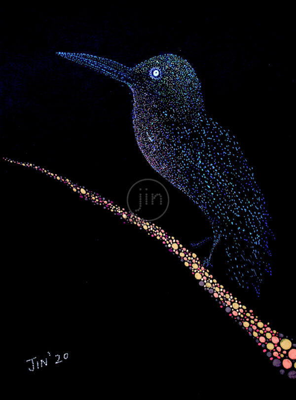 acid-crow-psychedelic-artwork-pointillism-art-trippy-glow-inthedark-jin-dot-art-dotwork-art